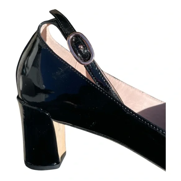 Repetto Electra Mary Jane Pumps Black Patent Leather Size 38.5 - Picture 7 of 8